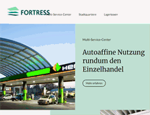 Tablet Screenshot of fortress-immobilien.de